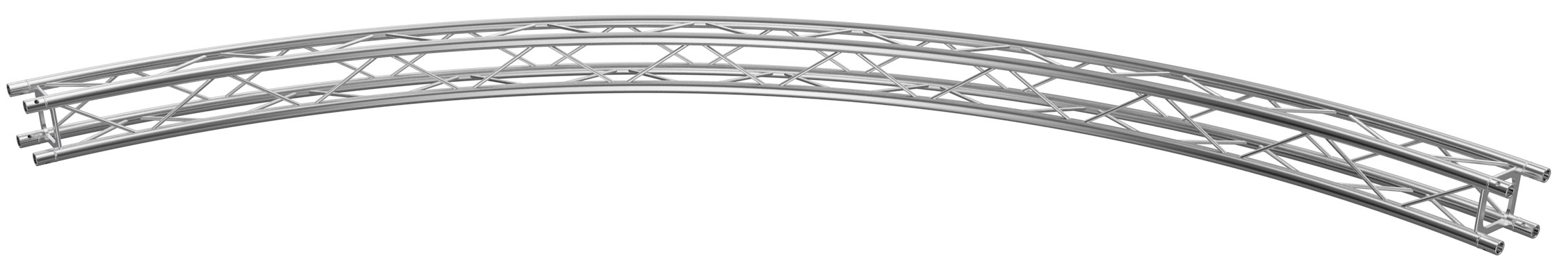 Global Truss Dekotraverse F14 Kreisstück für Ø 3,0 m 90°  Dekotraverse horizontal aus Aluminium (GT-F14R15-90) Bild-01