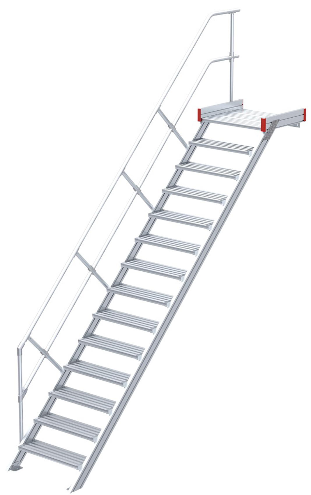 euroline Podesttreppe 45° 14 Stufen - 600 mm