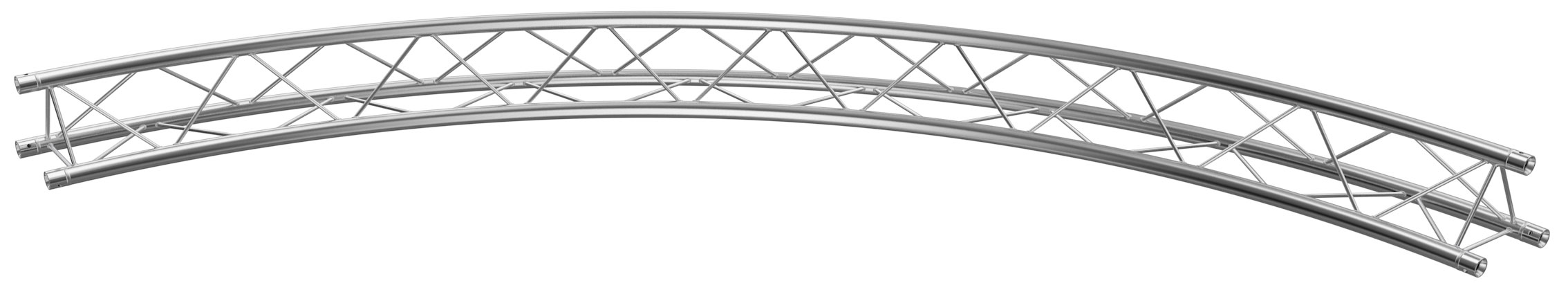 Global Truss Dekotraverse F23 Kreisstück für Ø 4,0 m 90° Dekotraverse aus Aluminium (GT-F23R20-90) Bild-01