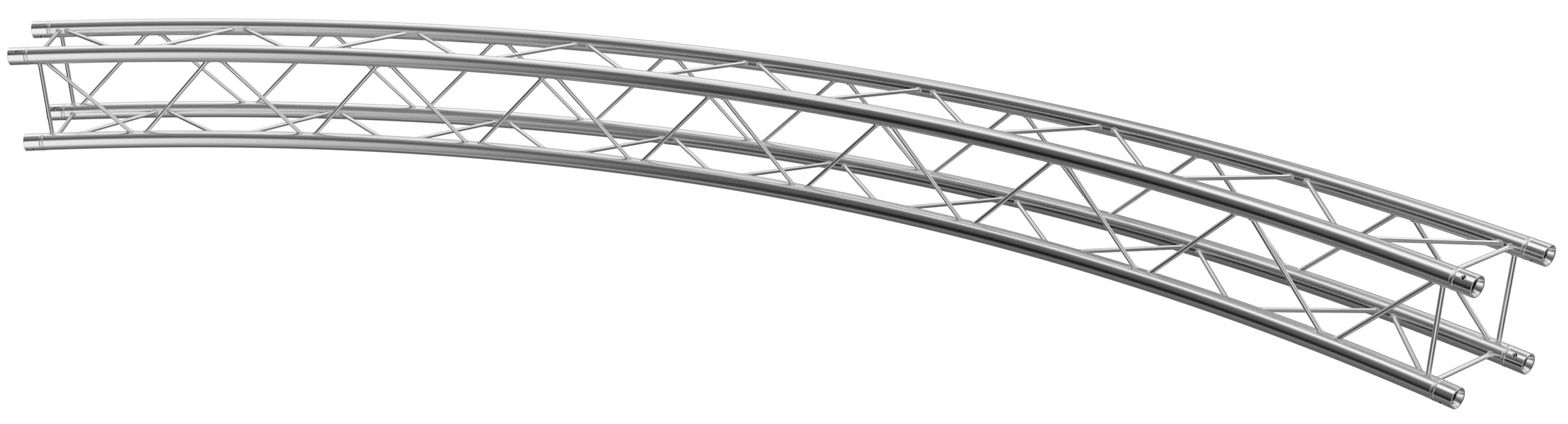 Global Truss Dekotraverse F24 Kreisstück für Ø 4,0 m 90° Dekotraverse aus Aluminium (GT-F24R20-90) Bild-01