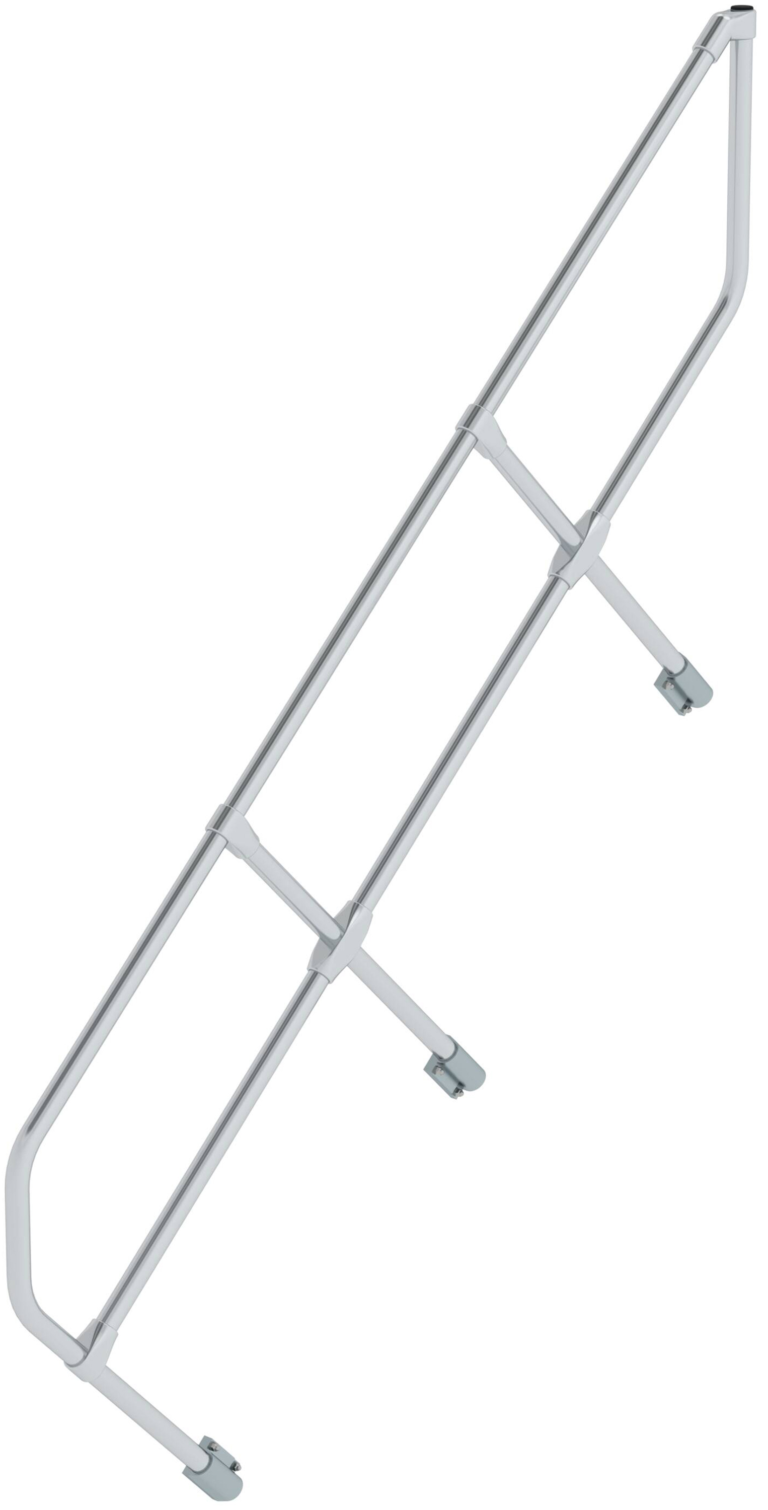 Günzburger Treppengeländer 45° 7 Stufen Einseitiger Handlauf für Alutreppe 45° (GB-600307) Bild-01