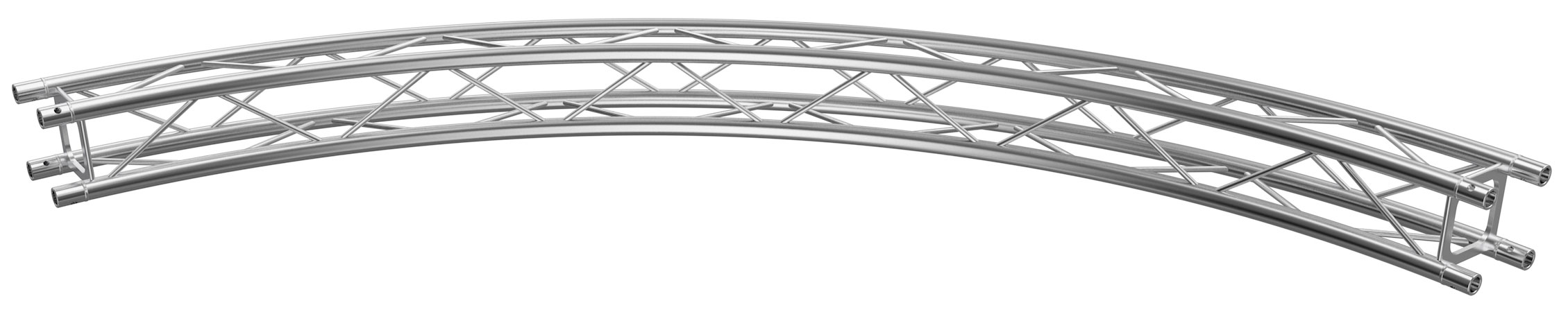 Global Truss Dekotraverse F14 Kreisstück für Ø 2,0 m 90°  Dekotraverse horizontal aus Aluminium (GT-F14R10-90) Bild-01