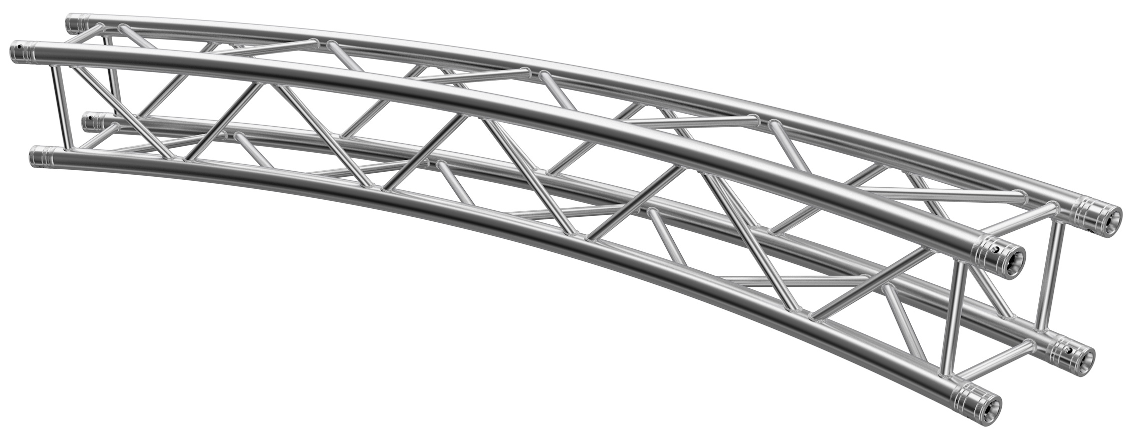 Global Truss Traverse F34 Kreisstück Ø 6,0 m 45° 4-Punkt Traverse aus Aluminium (GT-F34R30-45) Bild-01