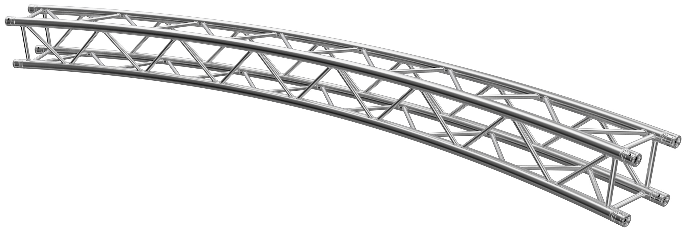 Global Truss Traverse F34 Kreisstück Ø 9,0 m 45° 4-Punkt Traverse aus Aluminium (GT-F34R45-45) Bild-01