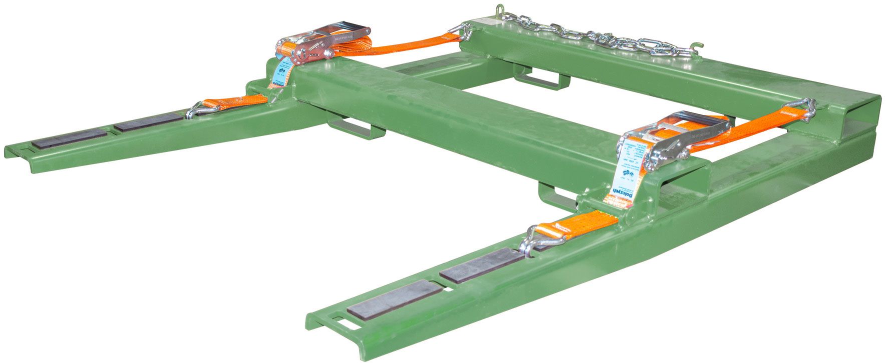 Bauer Langgutseitenlader LSL - RAL 6011 Seitenlader für Stapler 1350 kg Tragkraft - Langgutlader resedagrün pulverbeschichtet (BA-4512-41-0000-4) Bild-01