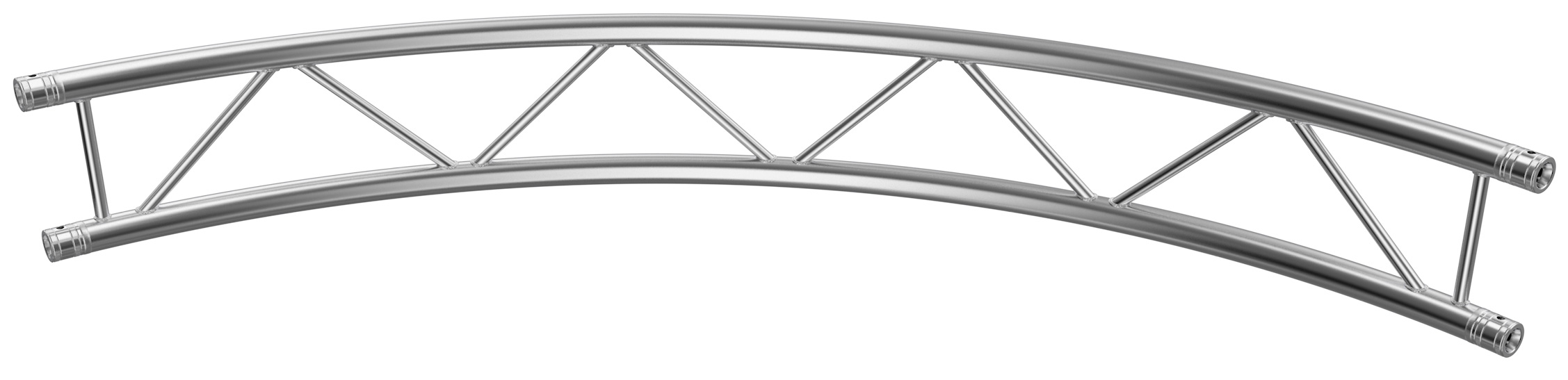 Global Truss Traverse F32 Kreisstück für Ø 3,0 m 90° V 2-Punkt Traverse vertikal aus Aluminium (GT-F32R15-90V) Bild-01