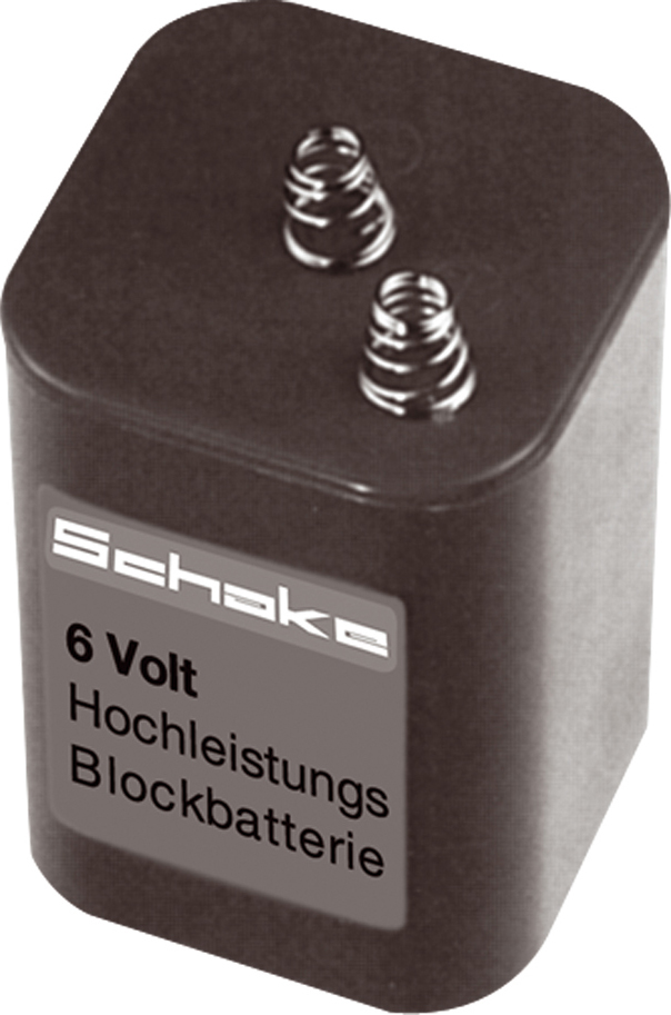 Schake Blockbatterie 6V  7 AH 4R25 - VE 24 Stück