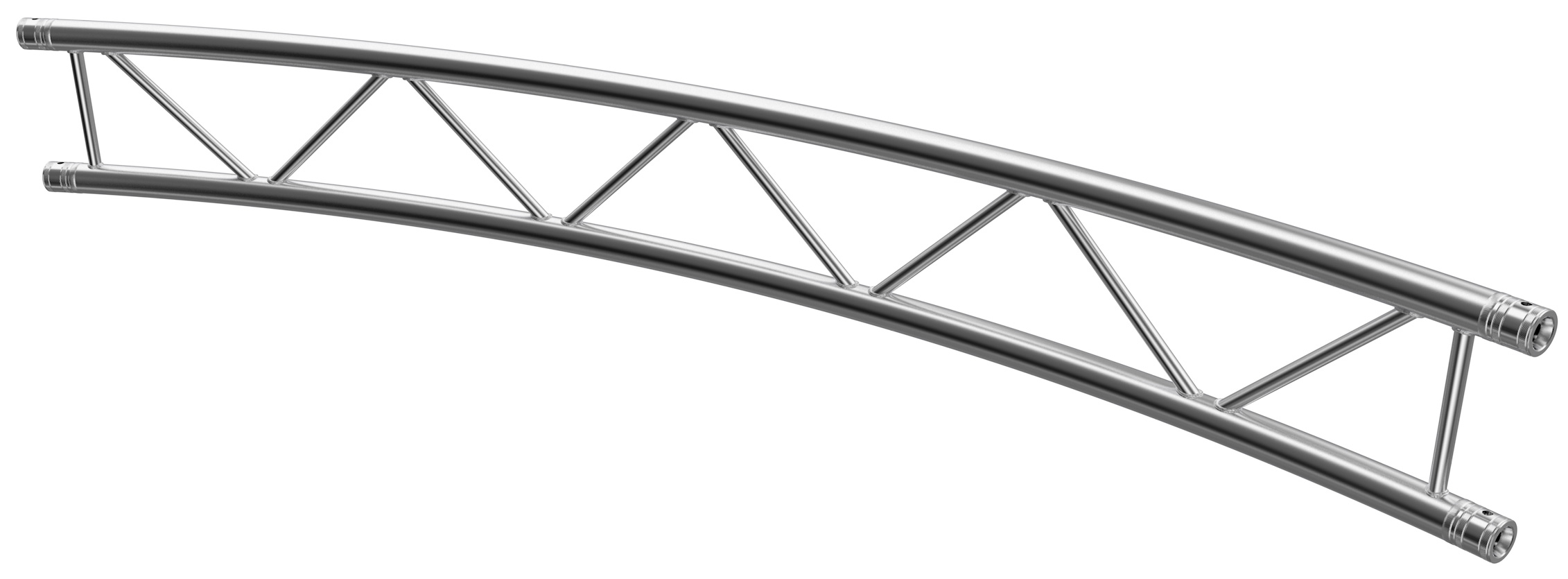 Global Truss Traverse F32 Kreisstück für Ø 6,0 m 45° V 2-Punkt Traverse vertikal aus Aluminium (GT-F32R30-45V) Bild-01