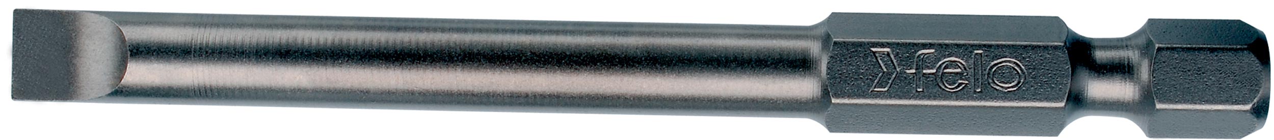 Felo Industrie Bit E 6,3 Schlitz SL 3,0 x 0,5 x 73 mm - VE 5 Stück Schlitz Schrauben Bit - Industrie Serie (FL-03030710-VE5) Bild-01