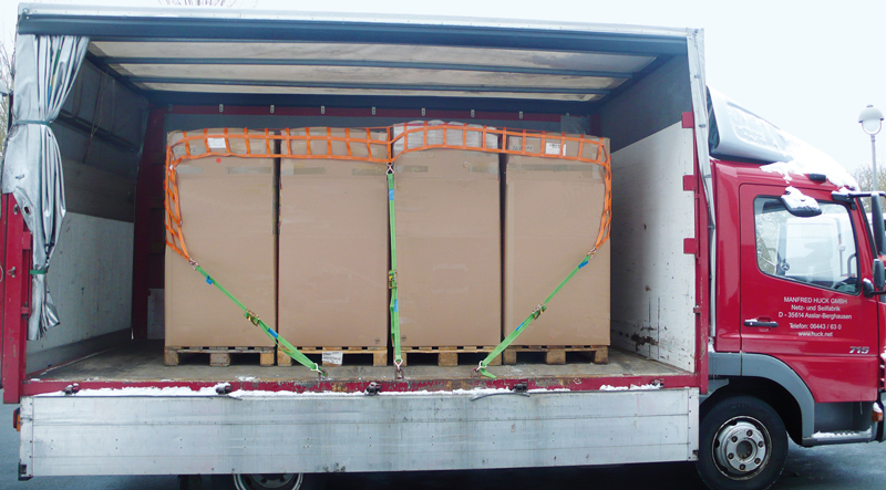 Jumbo Cargo Truck Netz + 4 Spanngurte