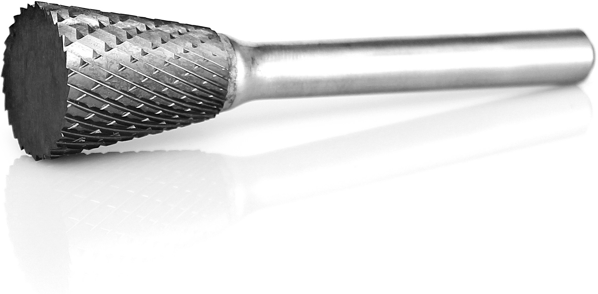 procut Hartmetallfrässtift Winkelform WKN N30606-6 Schaft-∅ 3 mm - Kopf-∅ 6 mm - Kreuzverzahnung (PC-N30606-6) Bild-01