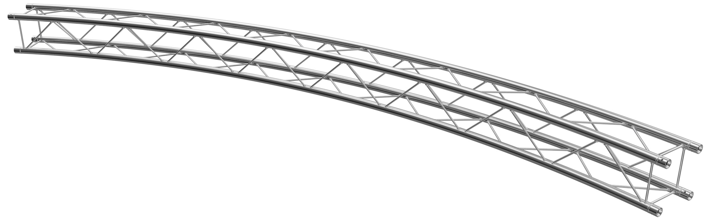 Global Truss Dekotraverse F24 Kreisstück für Ø 9,0 m 45° Dekotraverse aus Aluminium (GT-F24R45-45) Bild-01