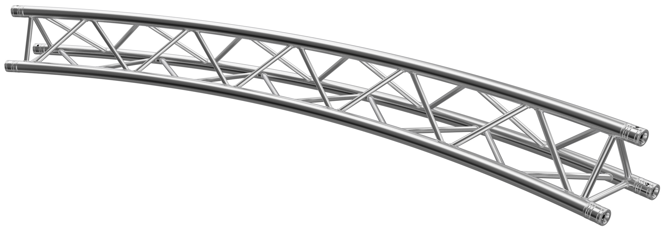 Global Truss Traverse F33 Kreisstück Ø 7,0 m 45° 3-Punkt Traverse aus Aluminium (GT-F33R35-45) Bild-01