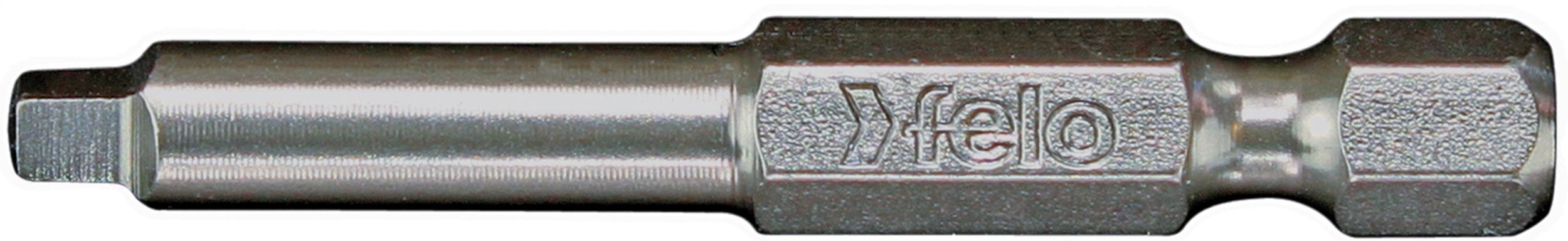 Felo Industrie Bit E 6,3 Vierkant SQ 1 - 2,3 x 50 mm - VE 10 Stück Vierkant Schrauben Bit Robertson - Industrie Serie (FL-03510510-VE10) Bild-01