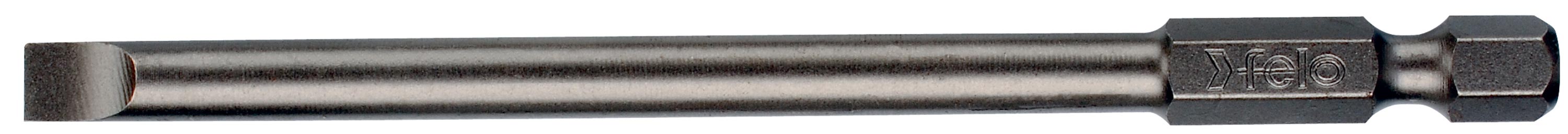 Felo Industrie Bit E 6,3 Schlitz SL 4,0 x 0,8 x 100 mm - VE 3 Stück Schlitz Schrauben Bit - Industrie Serie (FL-03041810-VE3) Bild-01