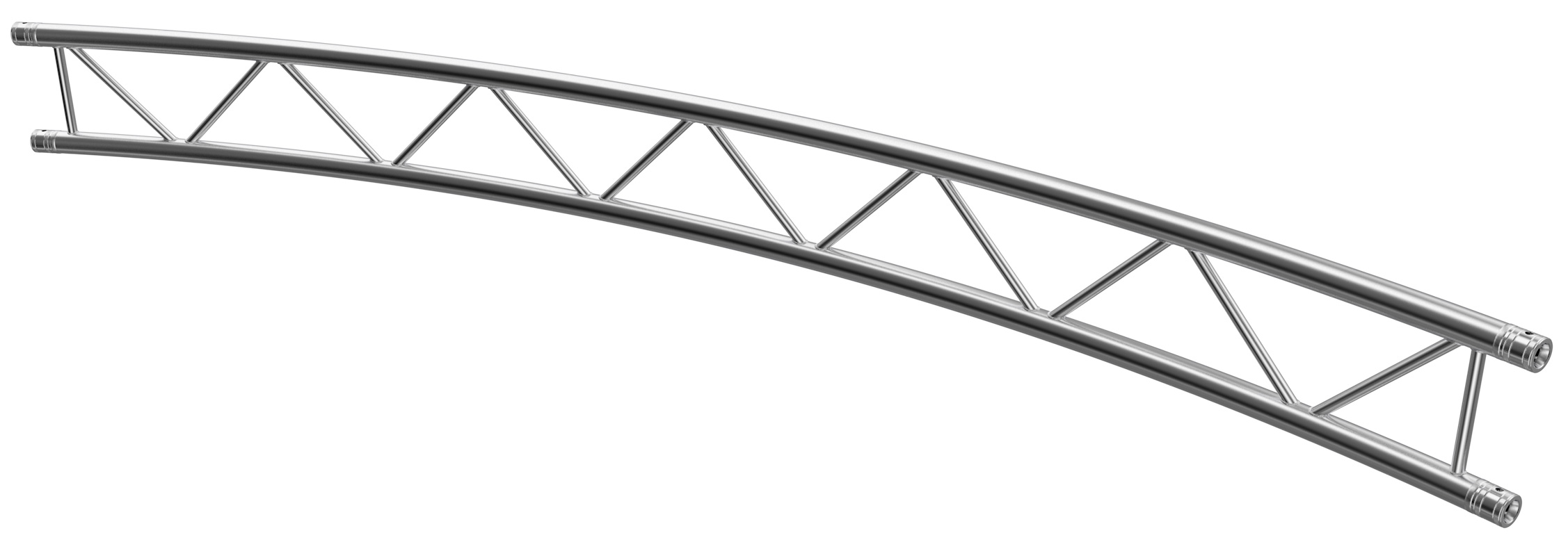 Global Truss Traverse F32 Kreisstück für Ø 8,0 m 45° V 2-Punkt Traverse vertikal aus Aluminium (GT-F32R40-45V) Bild-01