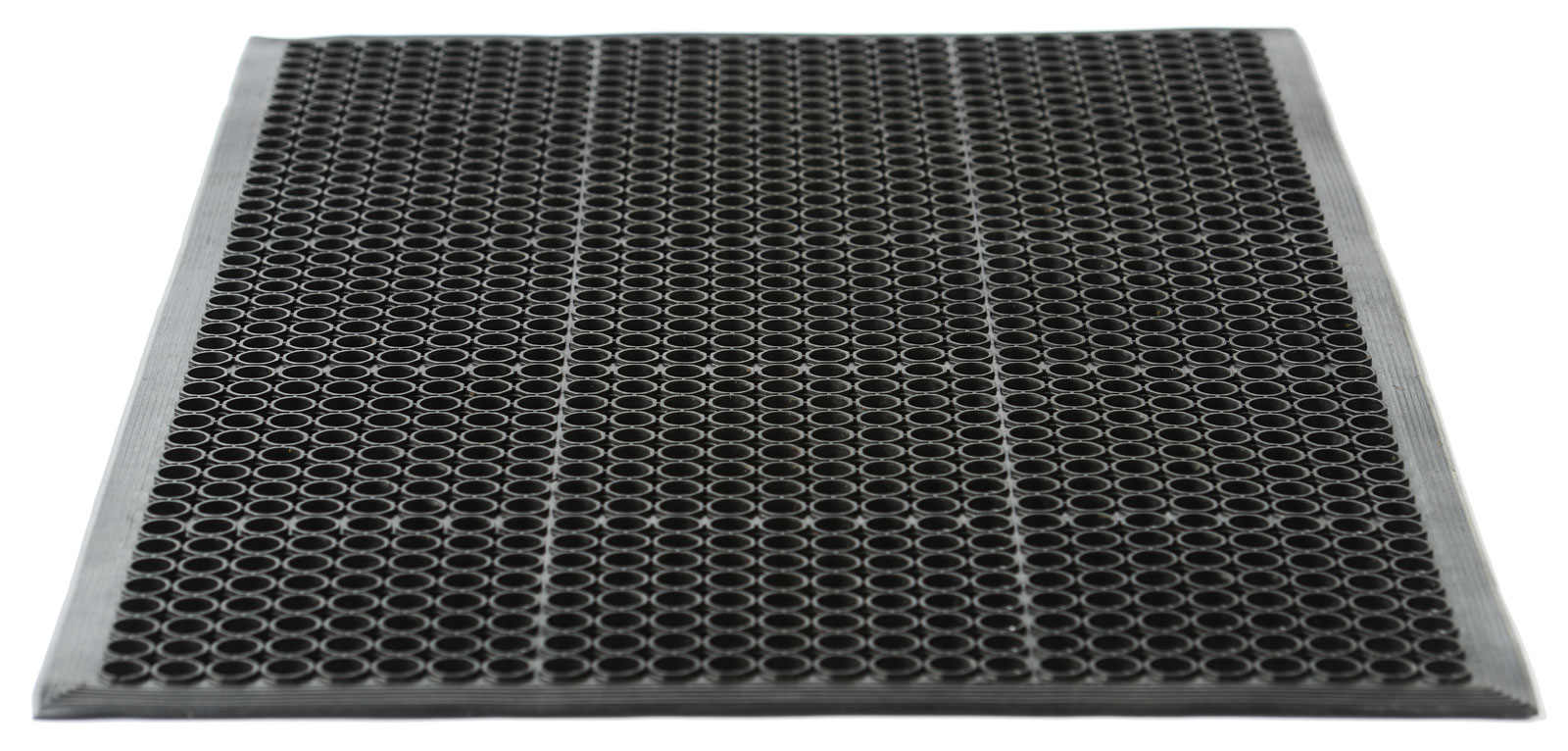 Miltex Arbeitsplatzmatte Yoga Grip Basic schwarz - 1500 x 900 x 13 mm Arbeitsmatte Kautschuk rutschhemmend für den Trockenbereich | durchbrochene Oberfläche - Bodenmatte fertig konfiguriert (MT-16011) Bild-01