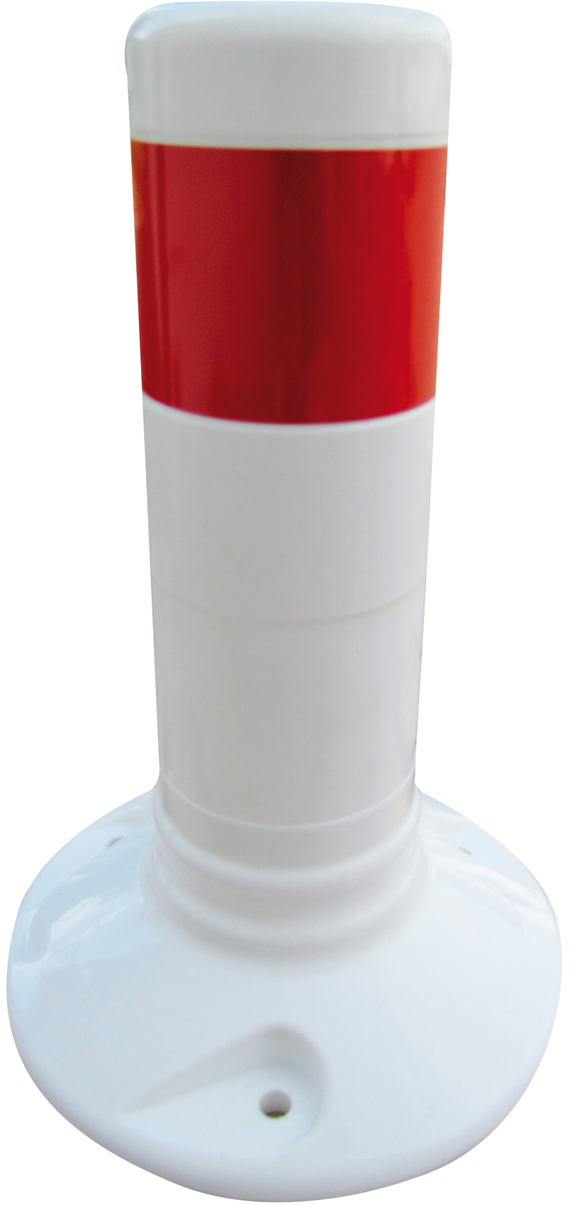 Schake Kunststoffpfosten weiß | rot - 300 mm