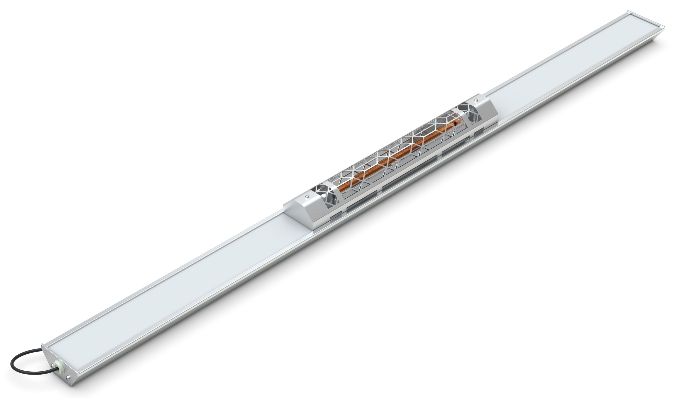 WSM Überdachung Köln Beheizungssystem InHeat - 1510 x 92 x 40 mm Heizpaneele Infrarot für Überdachung - nach IP 20 SK1 - mit Funktaster (WSM-102001973) Bild-01