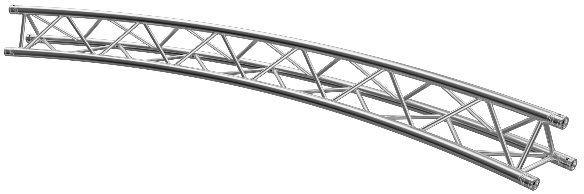 Global Truss Traverse F33 Kreisstück Ø 8,0 m 45° 3-Punkt Traverse aus Aluminium (GT-F33R40-45) Bild-01