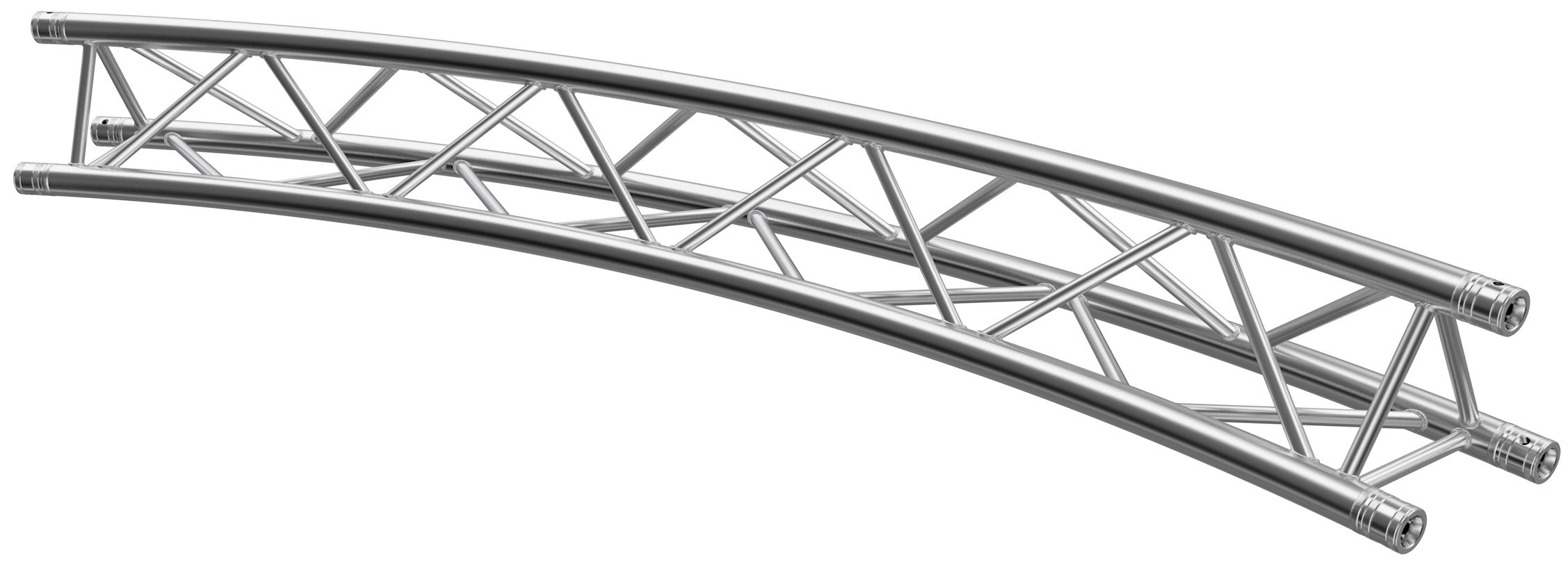 Global Truss Traverse F33 Kreisstück Ø 6,0 m 45° 3-Punkt Traverse aus Aluminium (GT-F33R30-45) Bild-01